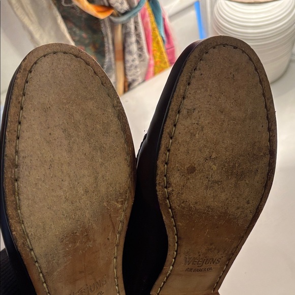 G.H. Bass & Co. Dark Brown Leather Loafers - Picture 5 of 5